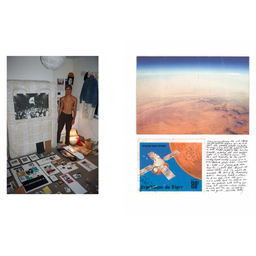 Notes from the Underground by Dostoevsky with a postcard by Andrew Finch