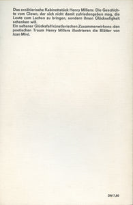Henry Miller Das Lächeln am Fuße der Leiter (DE)
